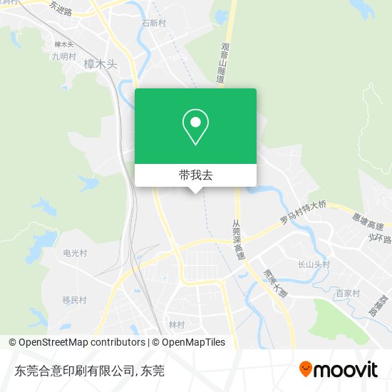 东莞合意印刷有限公司地图