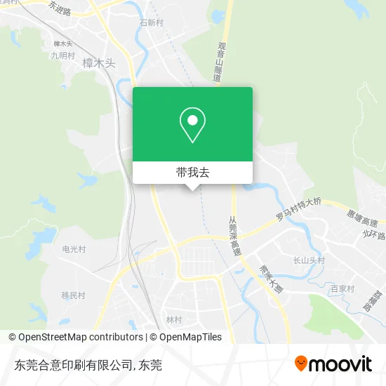 东莞合意印刷有限公司地图