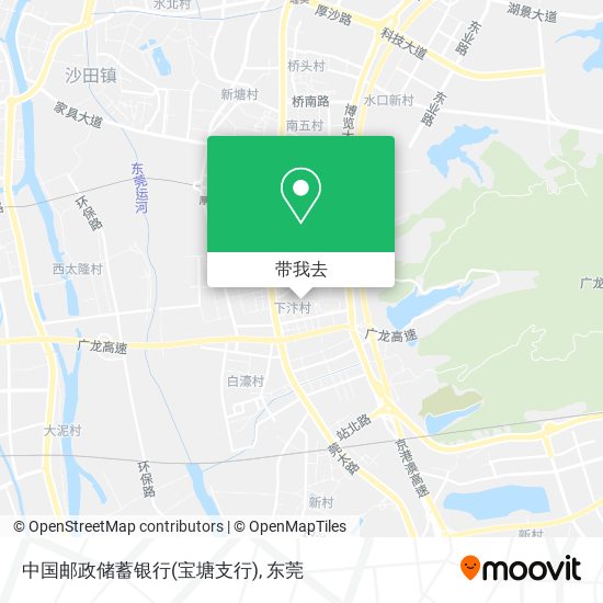 中国邮政储蓄银行(宝塘支行)地图