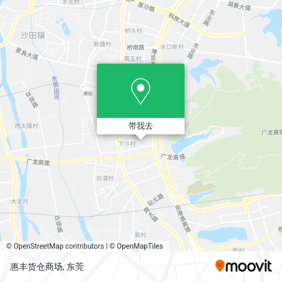 惠丰货仓商场地图