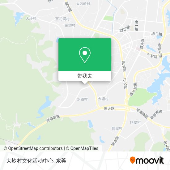 大岭村文化活动中心地图