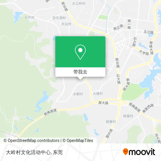 大岭村文化活动中心地图