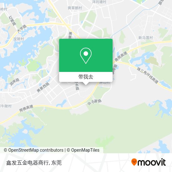 鑫发五金电器商行地图
