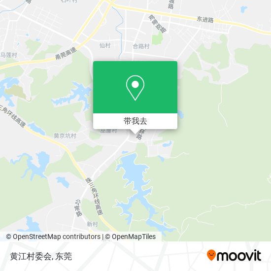 黄江村委会地图