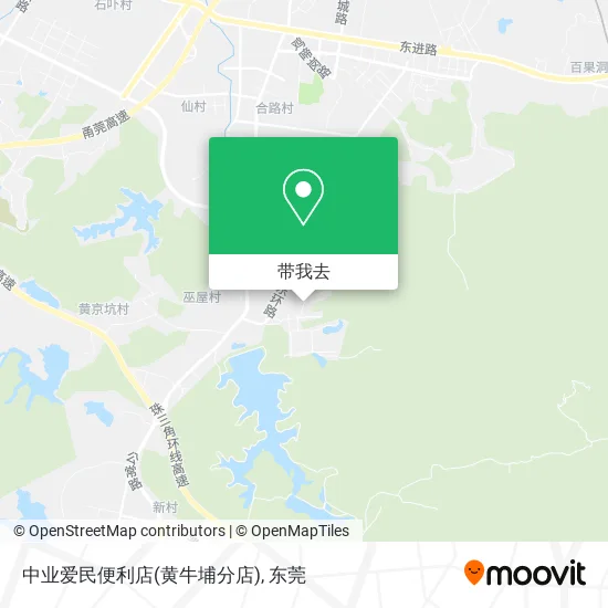 中业爱民便利店(黄牛埔分店)地图