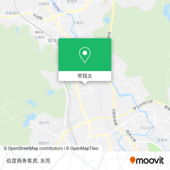 佰度商务客房地图