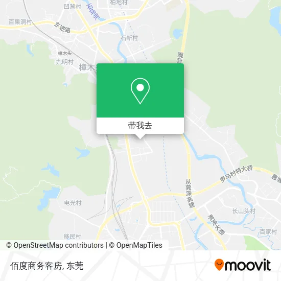 佰度商务客房地图