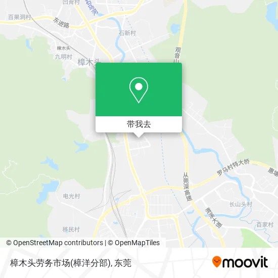 樟木头劳务市场(樟洋分部)地图