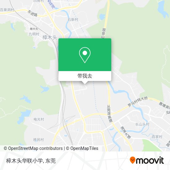 樟木头华联小学地图