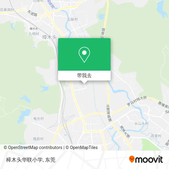 樟木头华联小学地图
