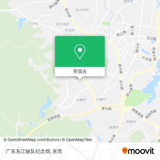 广东东江纵队纪念馆地图