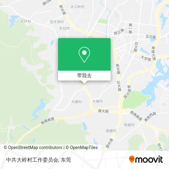 中共大岭村工作委员会地图