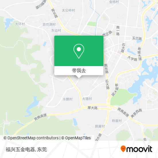 福兴五金电器地图