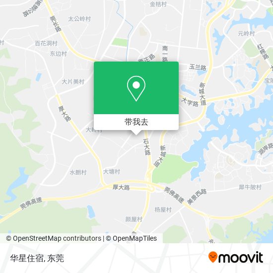 华星住宿地图