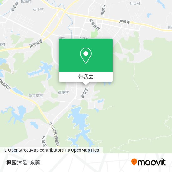 枫园沐足地图