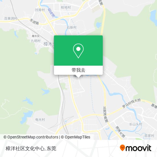 樟洋社区文化中心地图