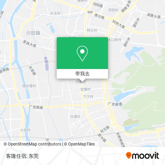 客隆住宿地图