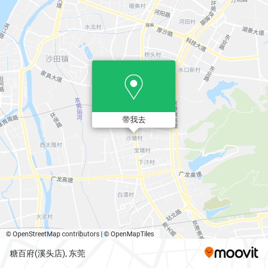 糖百府(溪头店)地图