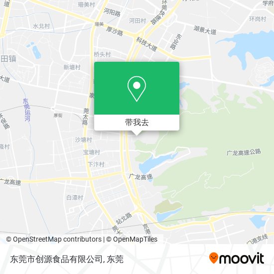 东莞市创源食品有限公司地图