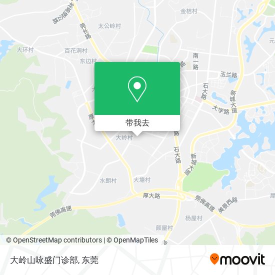 大岭山咏盛门诊部地图