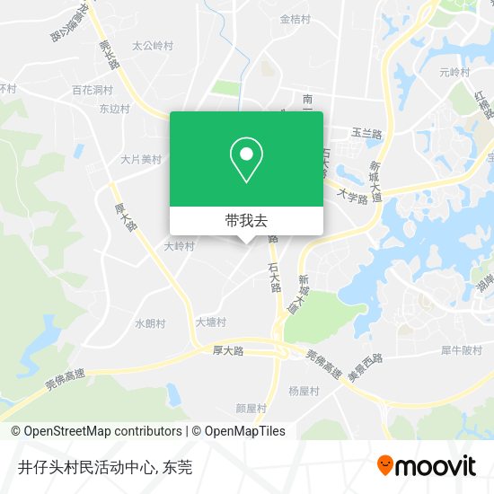 井仔头村民活动中心地图