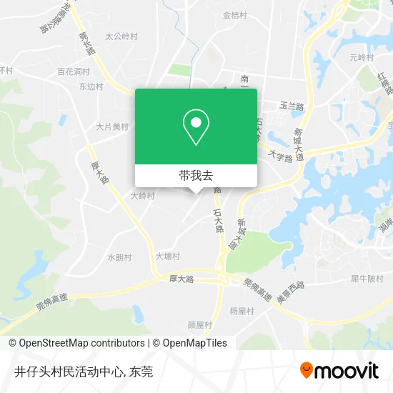 井仔头村民活动中心地图