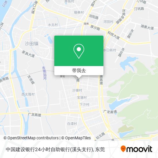 中国建设银行24小时自助银行(溪头支行)地图