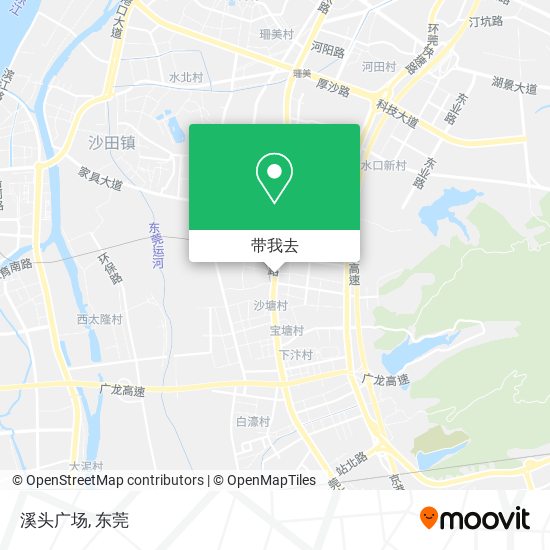 溪头广场地图