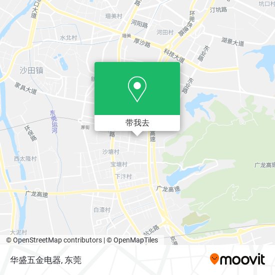 华盛五金电器地图