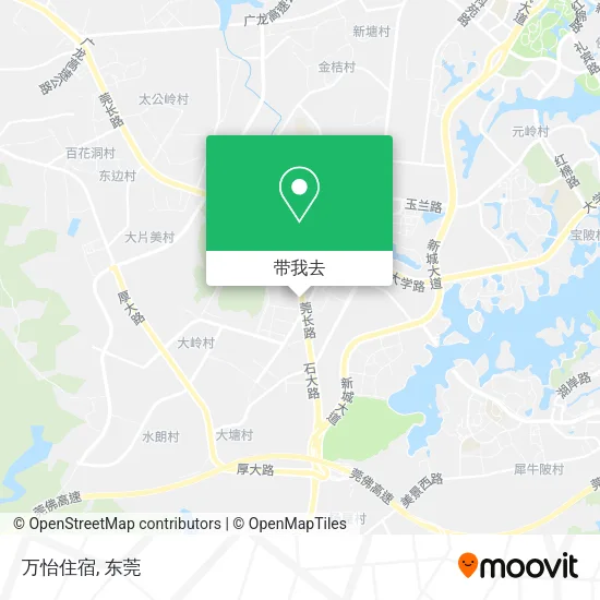万怡住宿地图