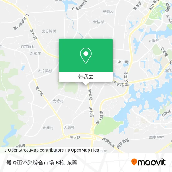 矮岭冚鸿兴综合市场-B栋地图