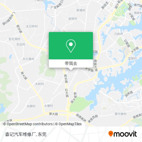 森记汽车维修厂地图