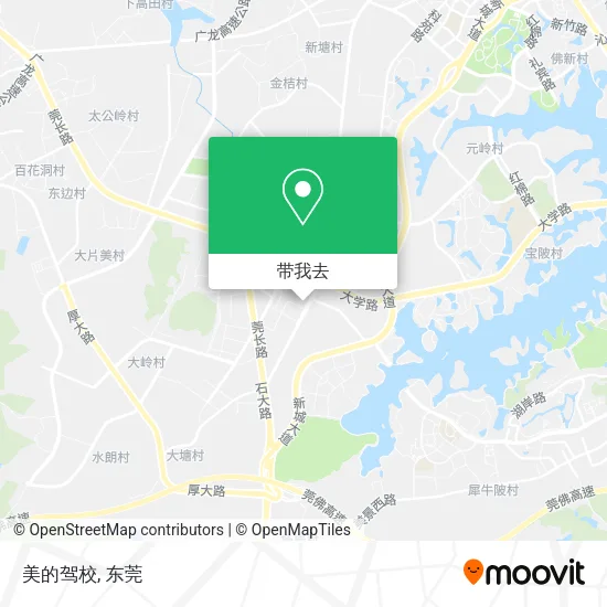 美的驾校地图