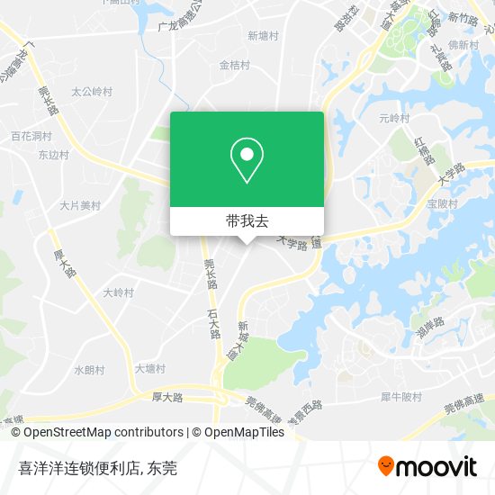 喜洋洋连锁便利店地图