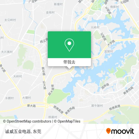 诚威五金电器地图