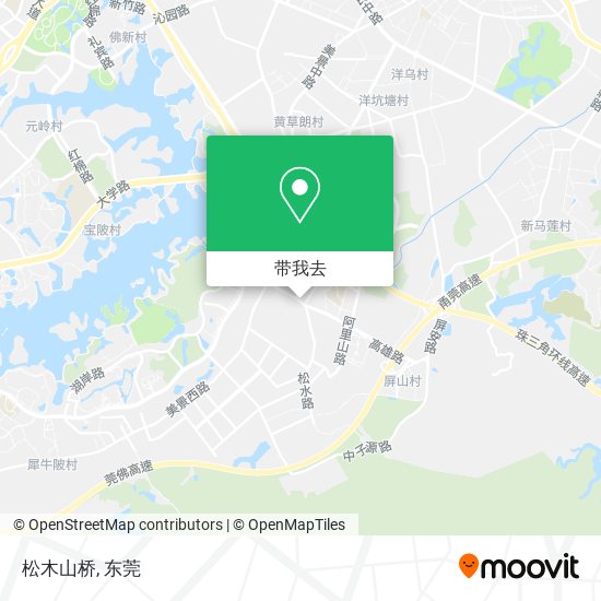 松木山桥地图