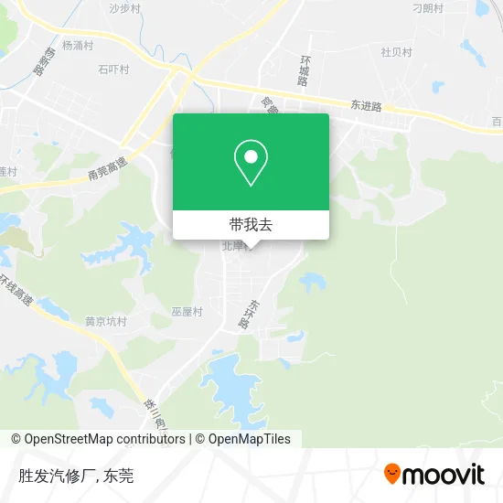 胜发汽修厂地图