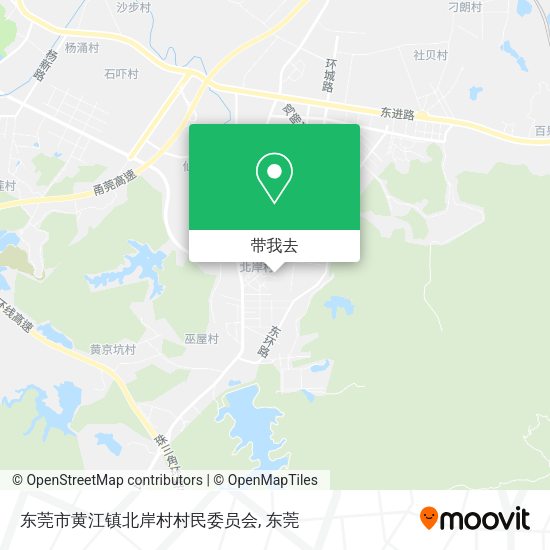 东莞市黄江镇北岸村村民委员会地图