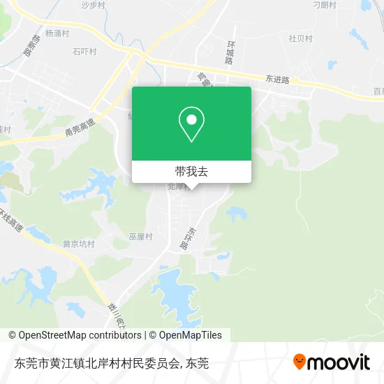 东莞市黄江镇北岸村村民委员会地图