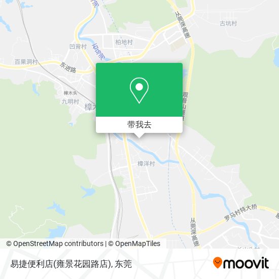 易捷便利店(雍景花园路店)地图
