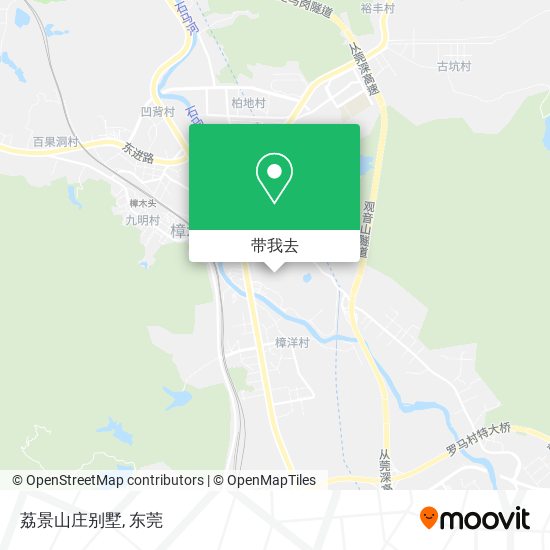 荔景山庄别墅地图