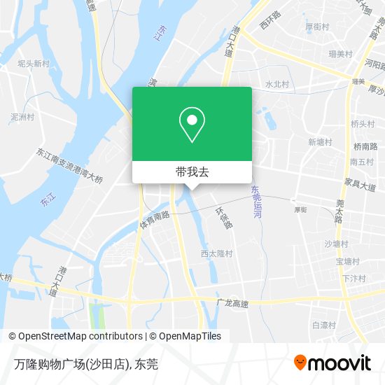 万隆购物广场(沙田店)地图
