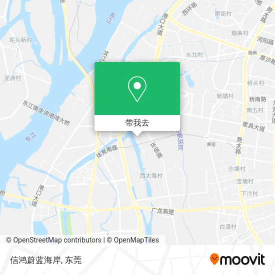 信鸿蔚蓝海岸地图