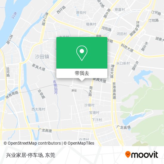 兴业家居-停车场地图
