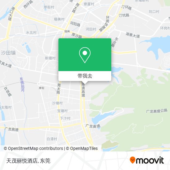 天茂丽悦酒店地图