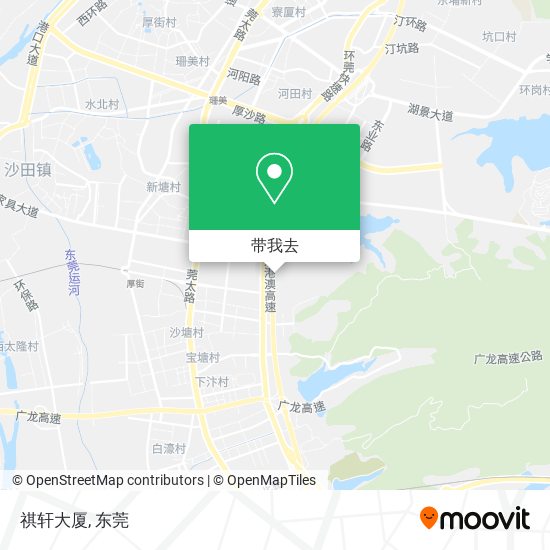 祺轩大厦地图