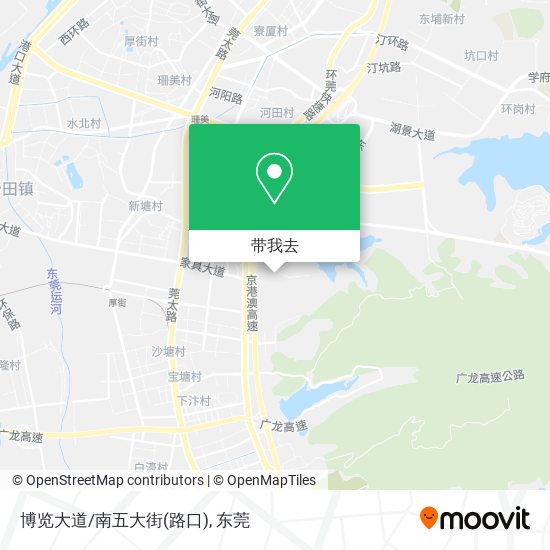 博览大道/南五大街(路口)地图