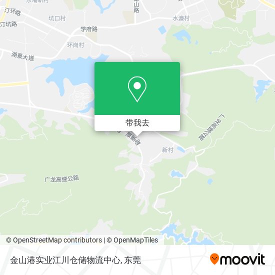 金山港实业江川仓储物流中心地图