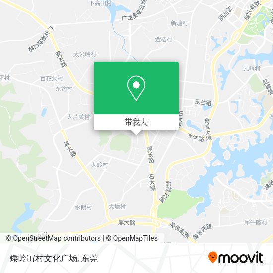 矮岭冚村文化广场地图