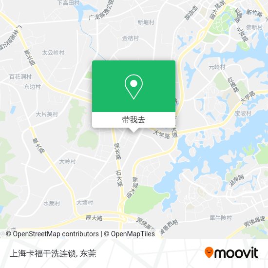 上海卡福干洗连锁地图